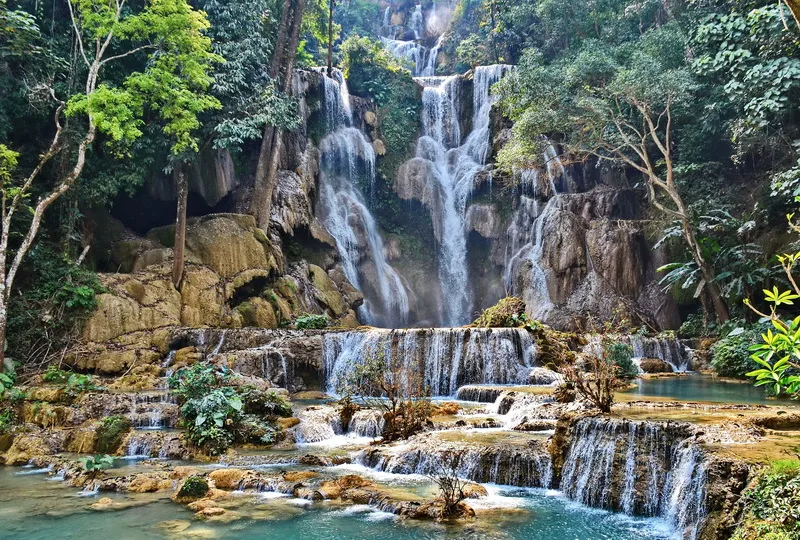Cascada Kuang Si Laos